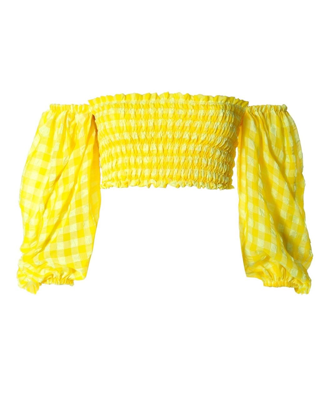 AGGI by HALEWSKI Ibbie Sun Kissed Yellow Top