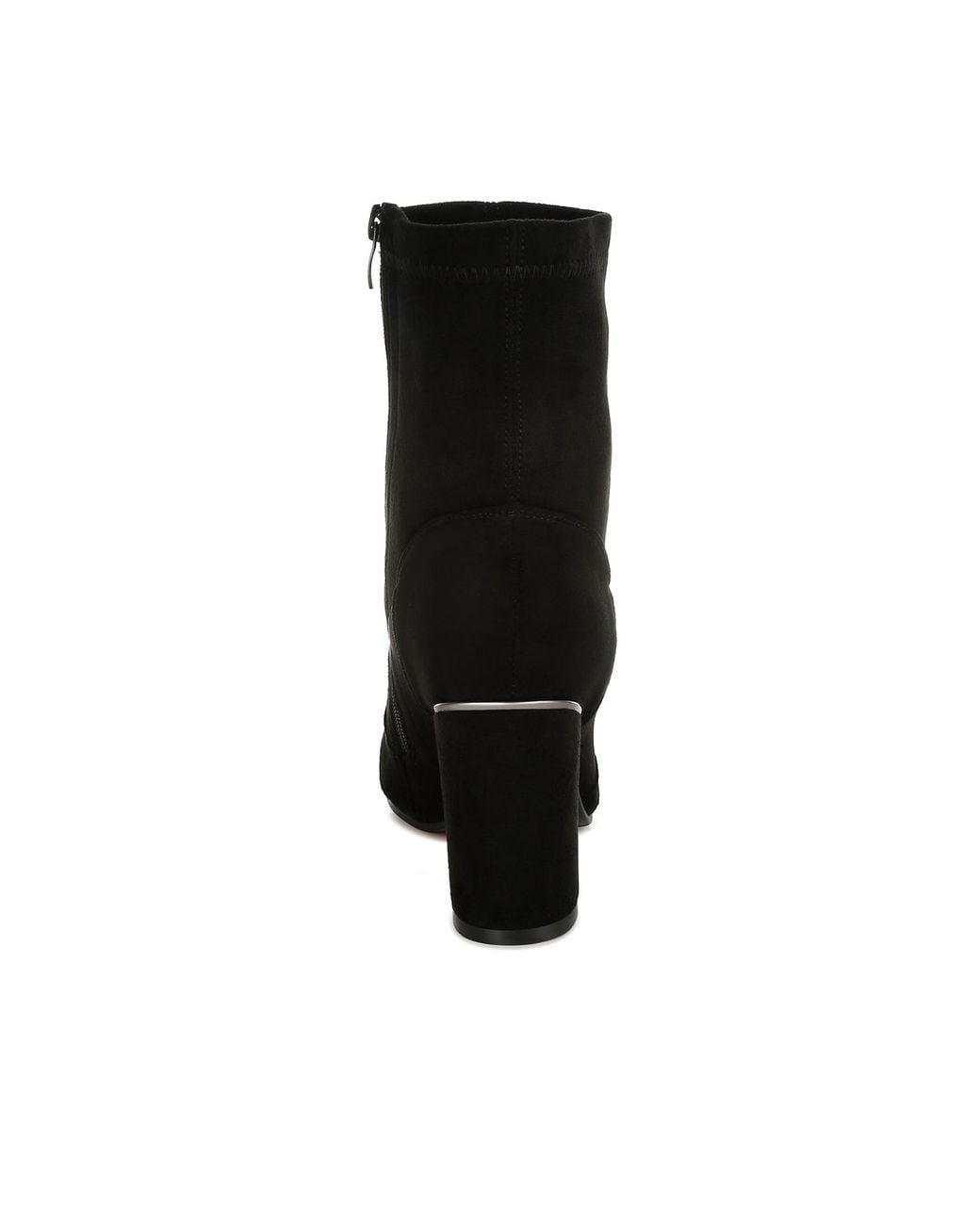 Rag & Co Black Nidaros Microfiber Sock Boots