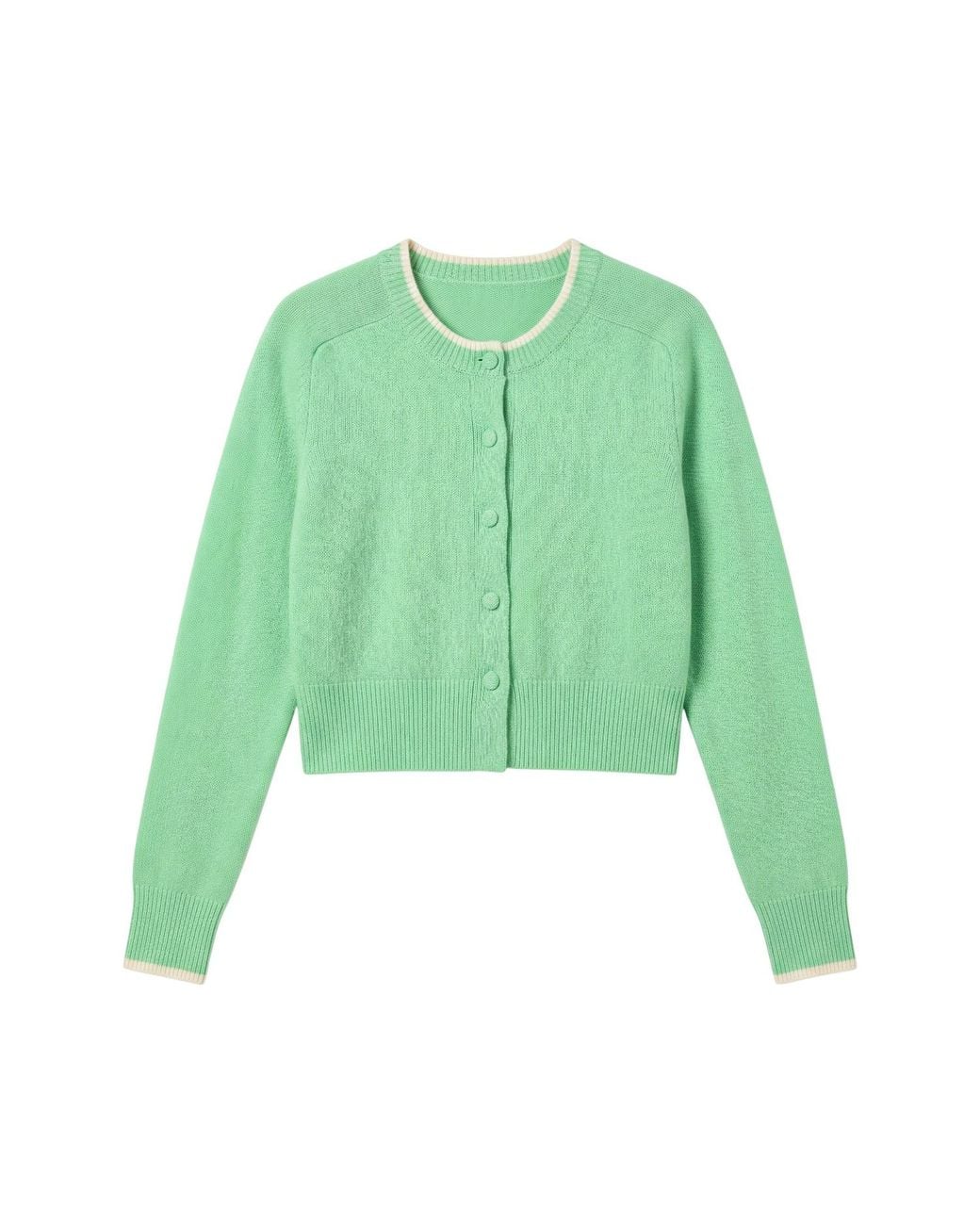 Brodie Cashmere Green Sahara Cardi