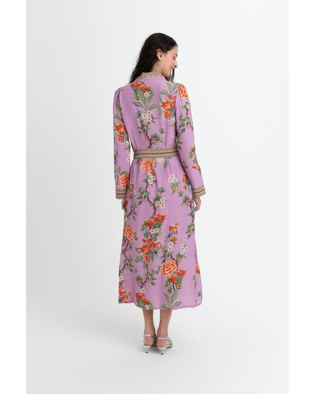 Raishma Pink Enola Lilac Midi Dress