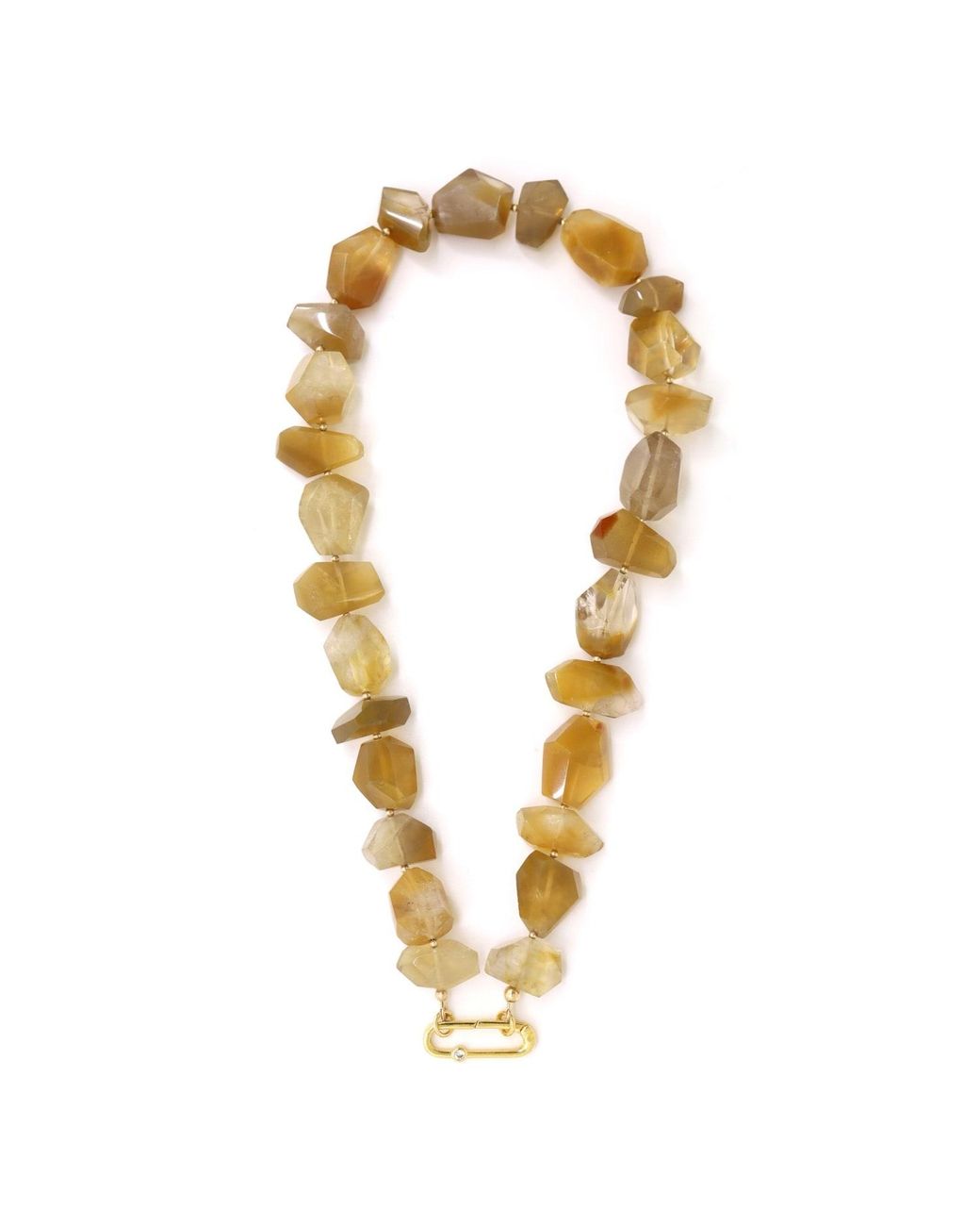 Shar Oke Metallic Hematoid Quartz Necklace