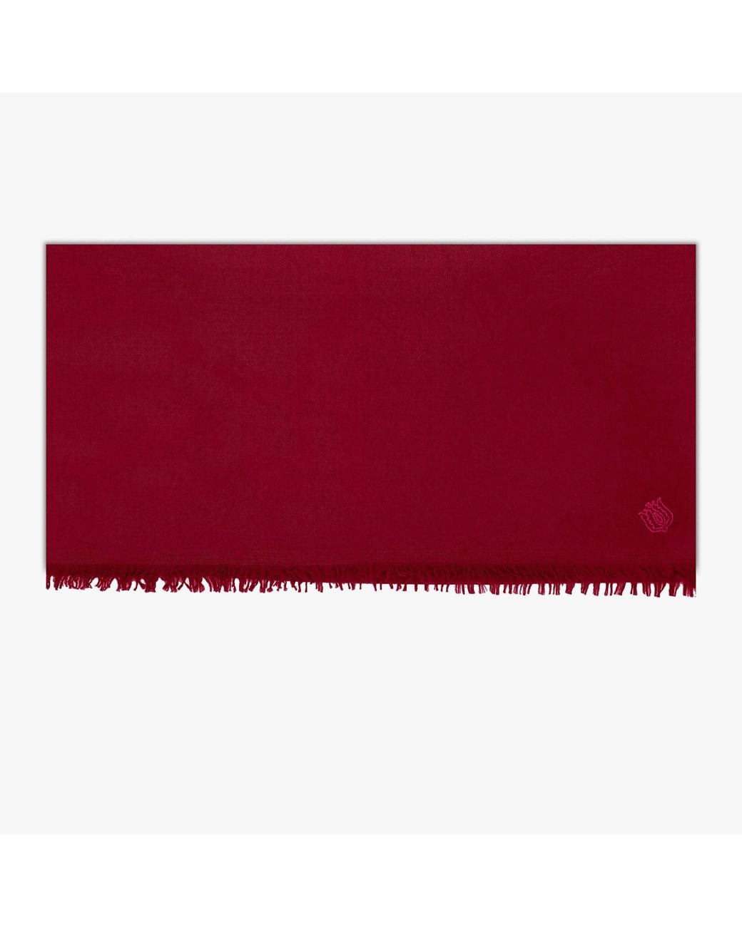 Pink Maharani Cashmere Burgundy Stole – Incredible Colors