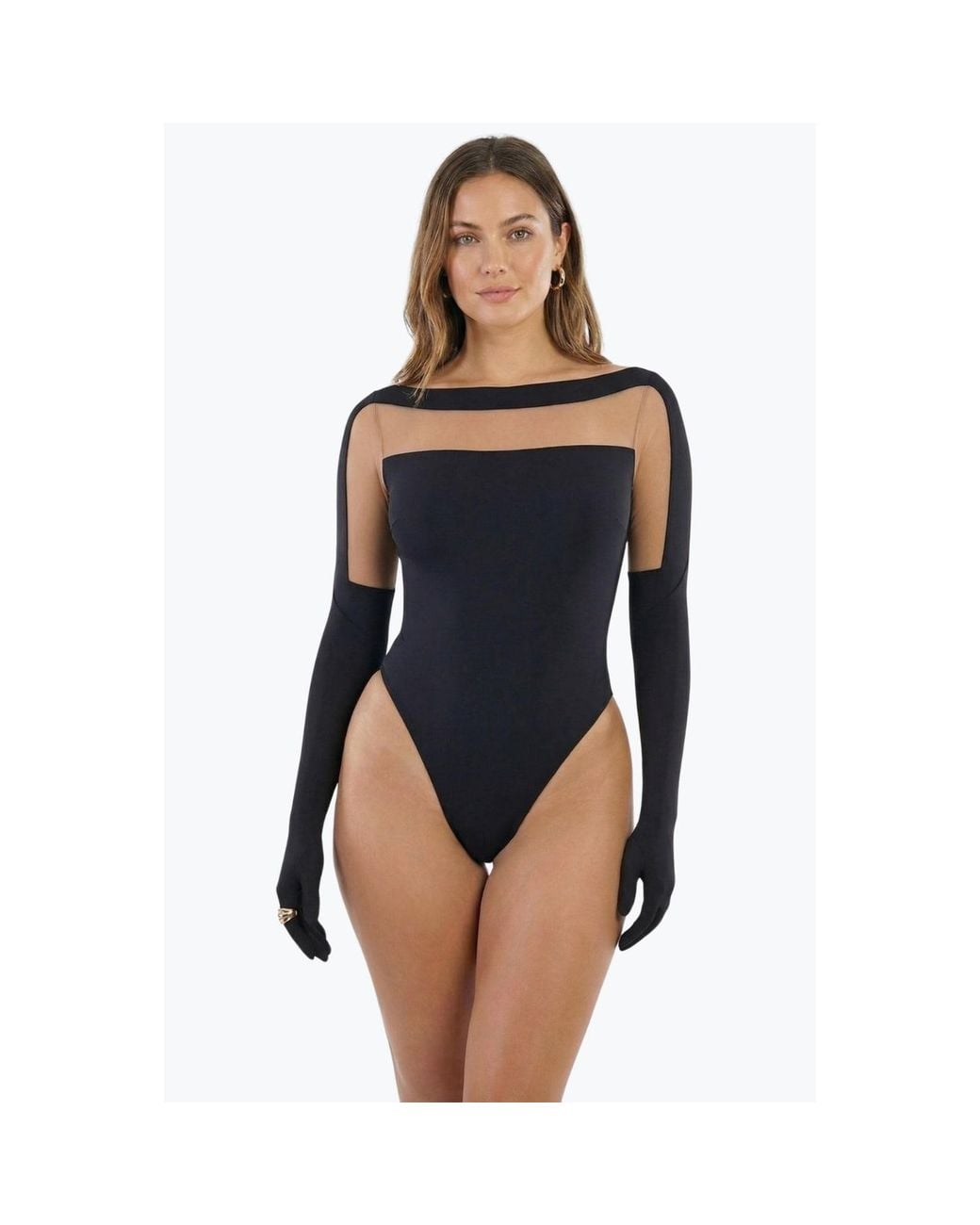 Room 24 Black Solera Bodysuit