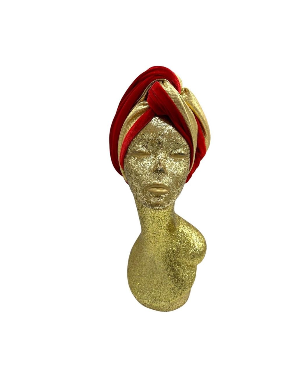 Julia Clancey Red Classic Zia Ruby Reversible Turban