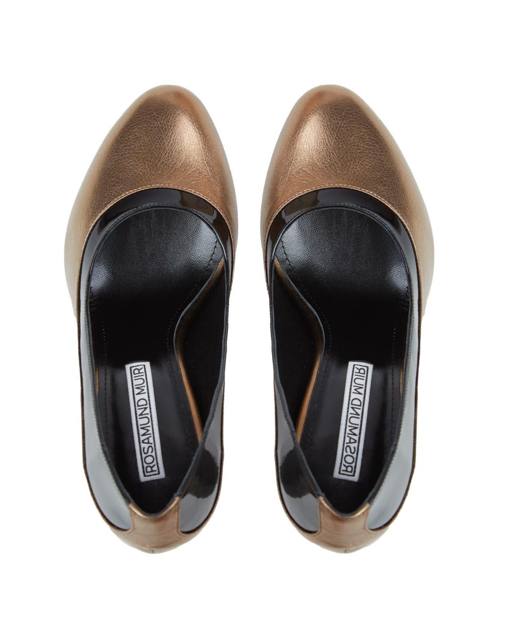 Rosamund Muir London Blue Jemima Patent & Dark Heels