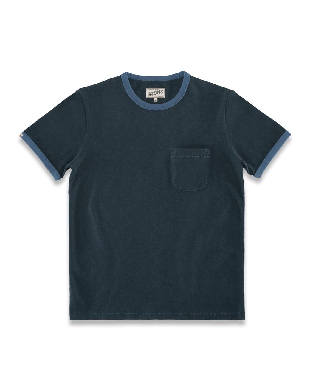 &SONS Trading Co Blue Ringer T-Shirt for men