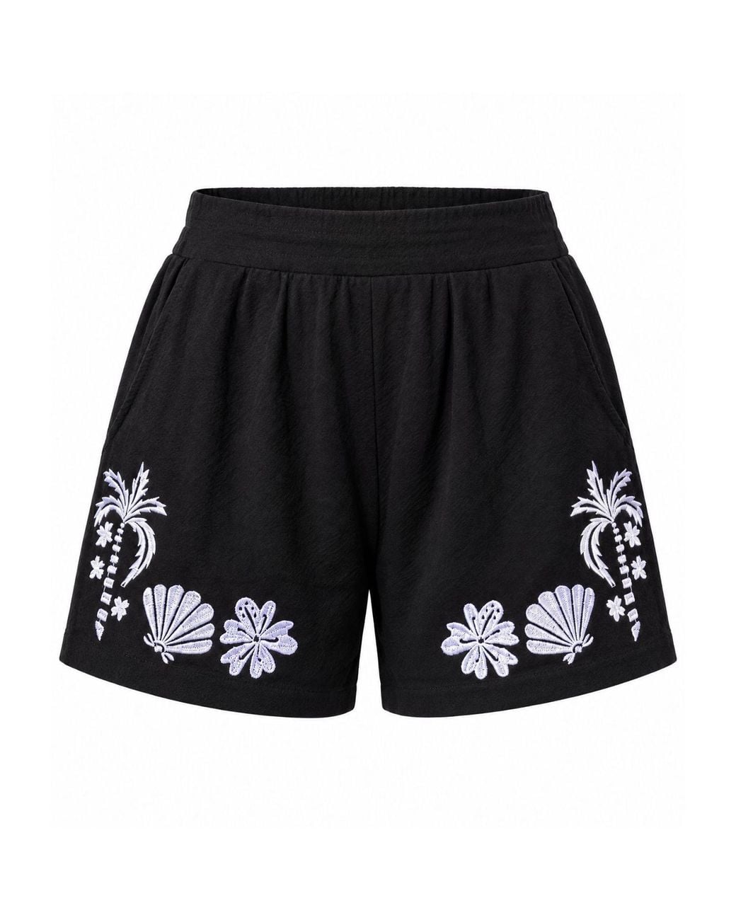 Palm Collective Black Paradiso Shorts