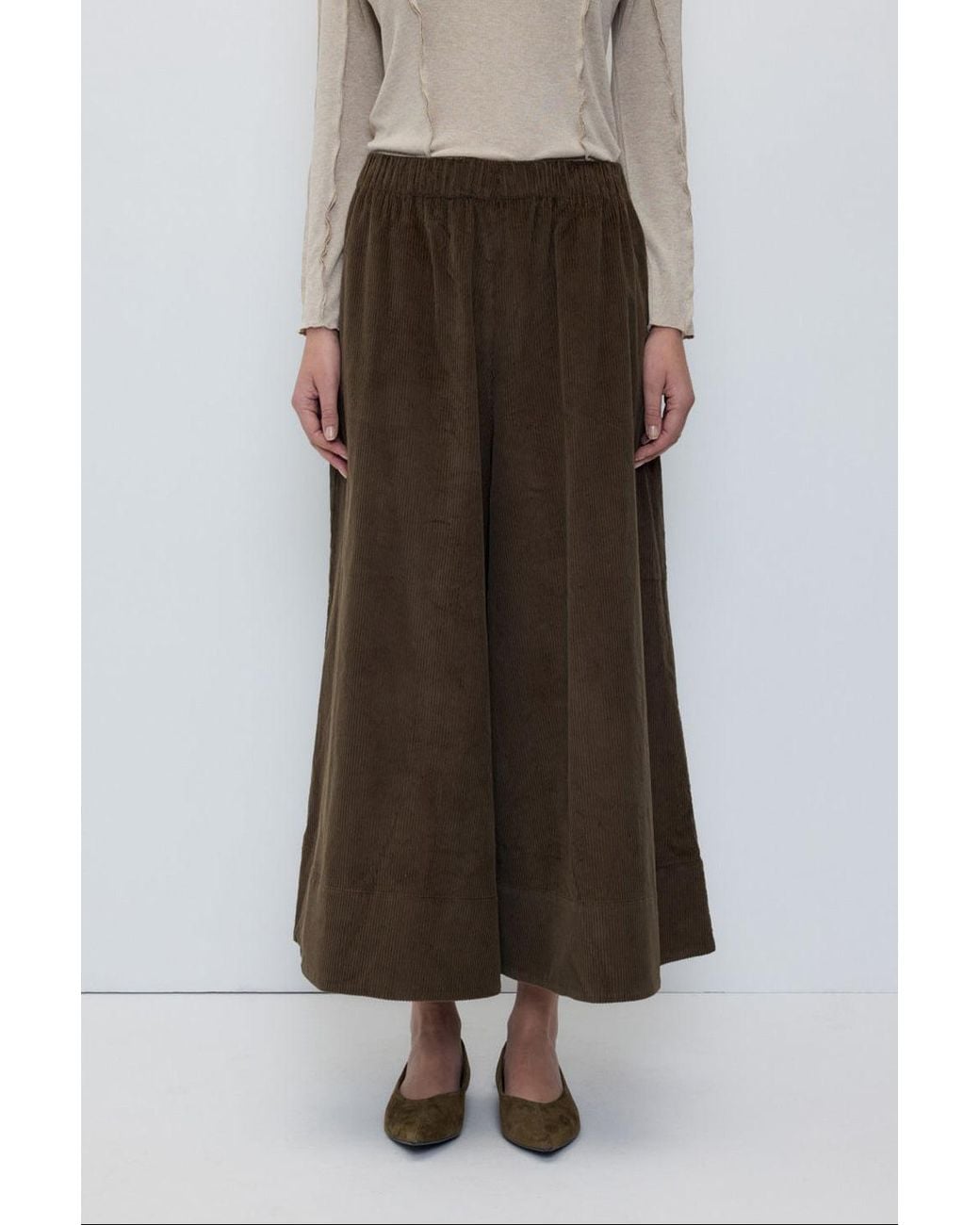 Rita Row Green Lobe Corduroy Pants