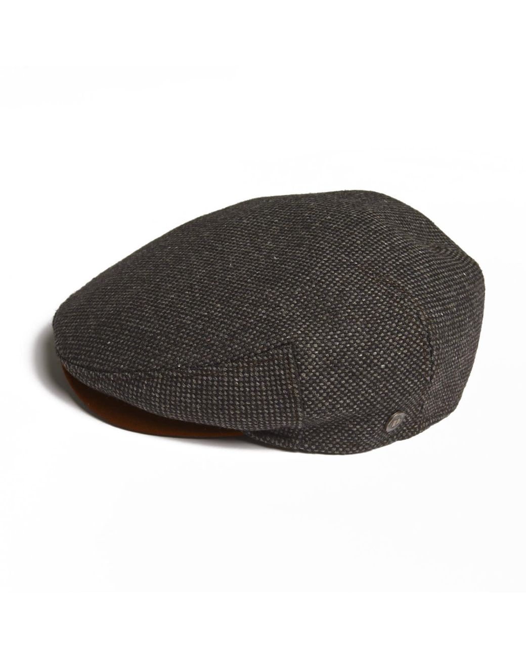 Dasmarca Hats Gray Tailor Nailhead Ukrainian Tweed Wool Cap For for men