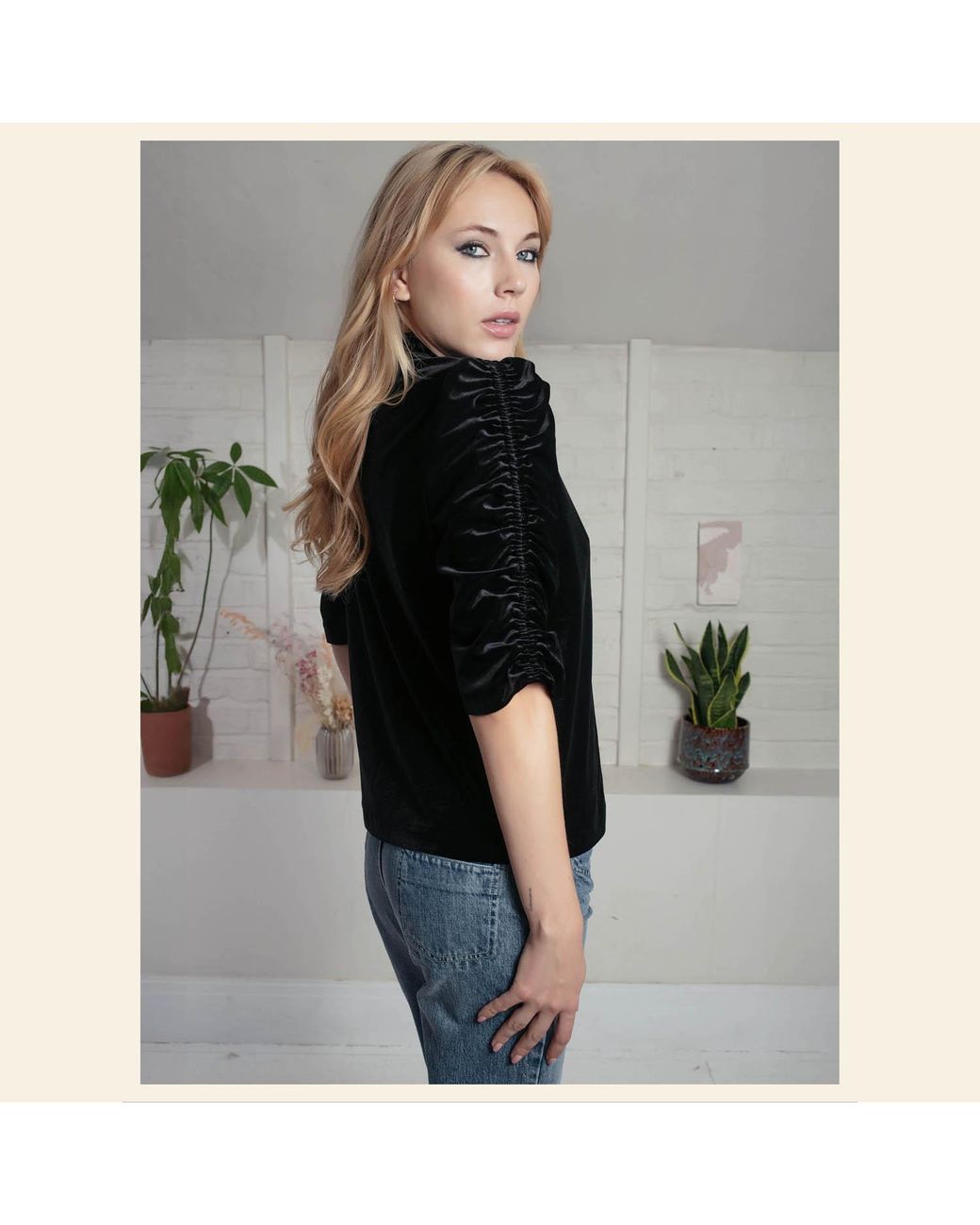 Nooki Design Black Lexy Top
