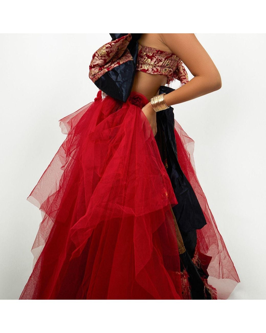 Miro Misljen Red Deep Passion Skirt