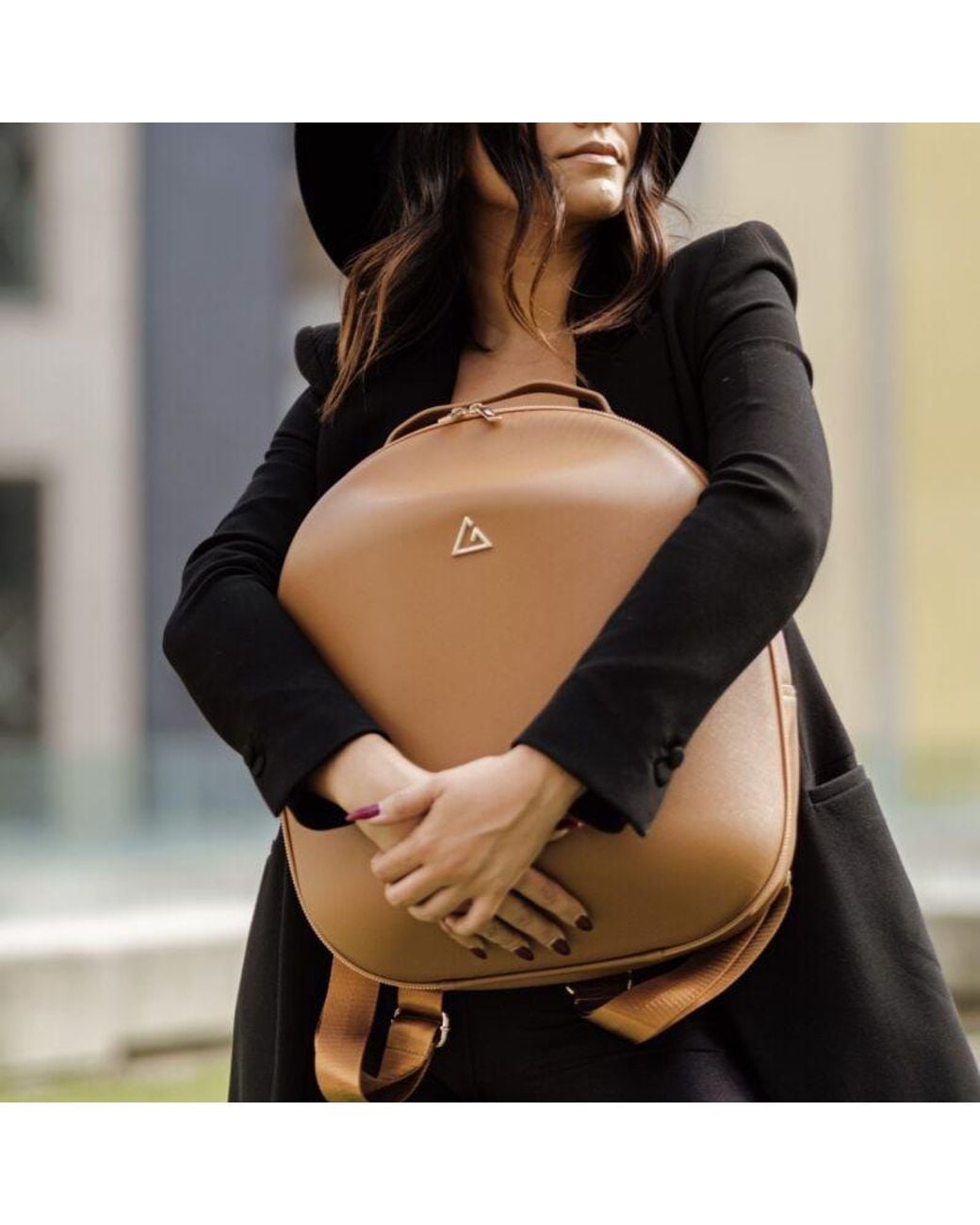 Le Trap Brown London Hat Backpack