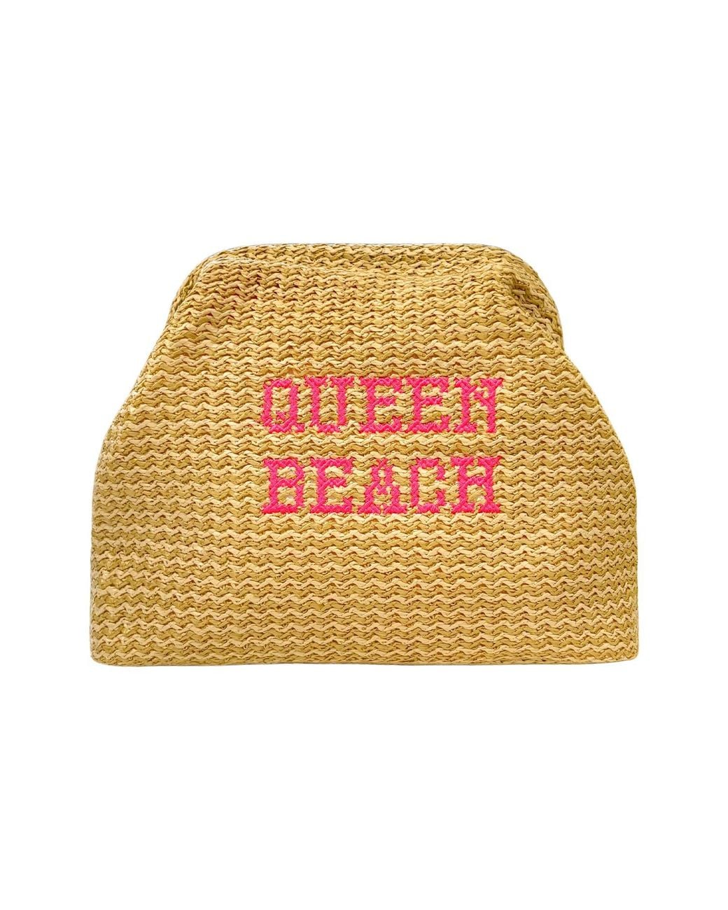Lilly Loves Yellow Neutrals Queen Beach Beach Pouch