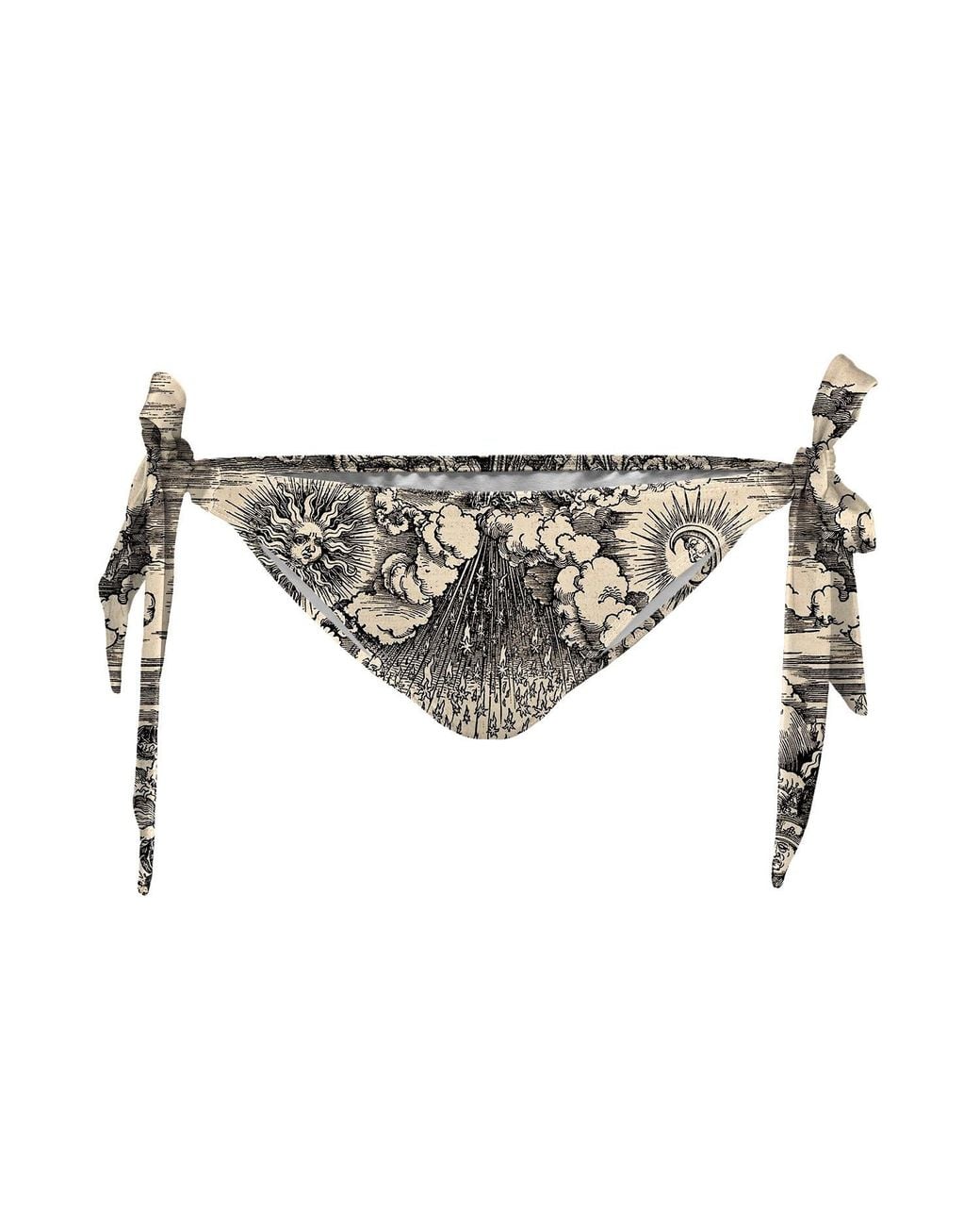 Aloha From Deer White Durer Series Fifth Seal Bikini Bows Bottom