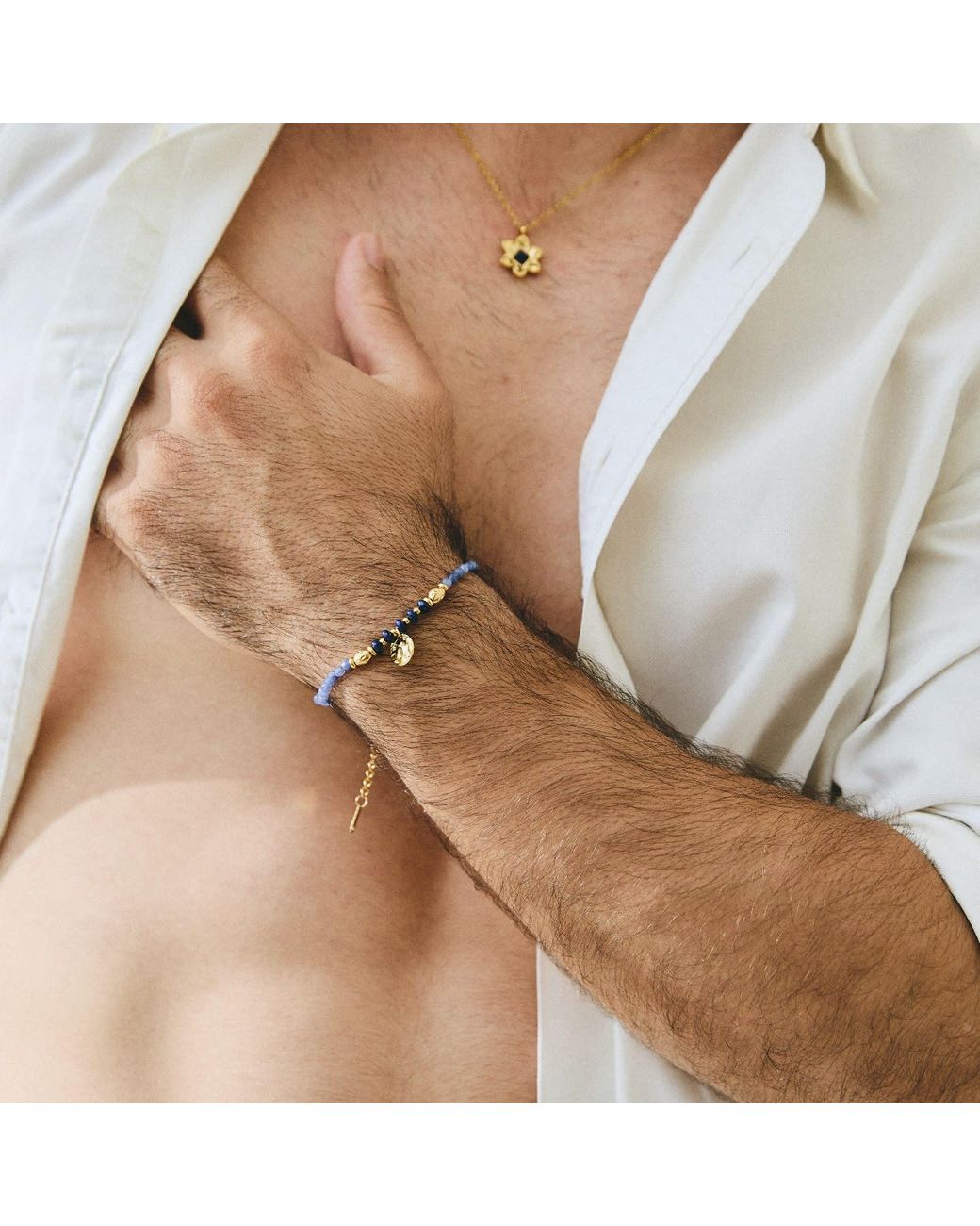 Mulgaro Blue Florene Bracelet