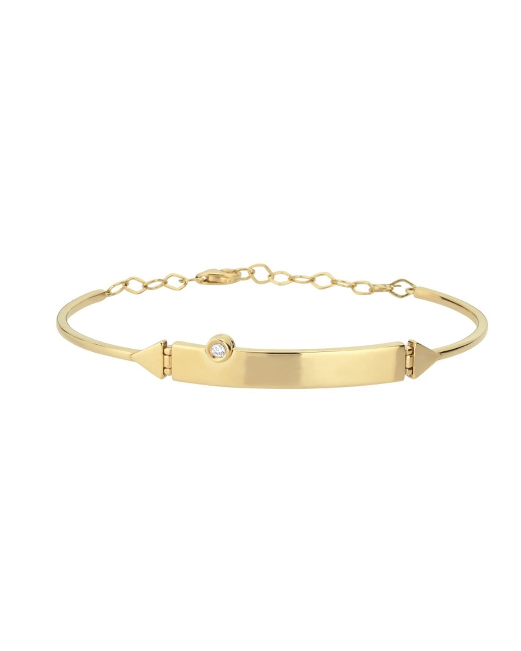 Dime Tribe Metallic Plate Bracelet