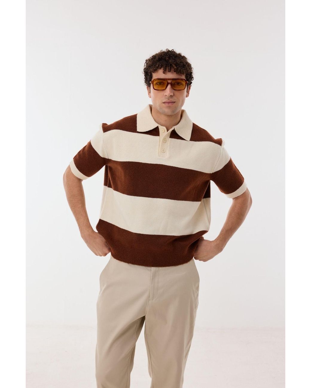 Ashita Fernandes Brown Amin T Shirt for men