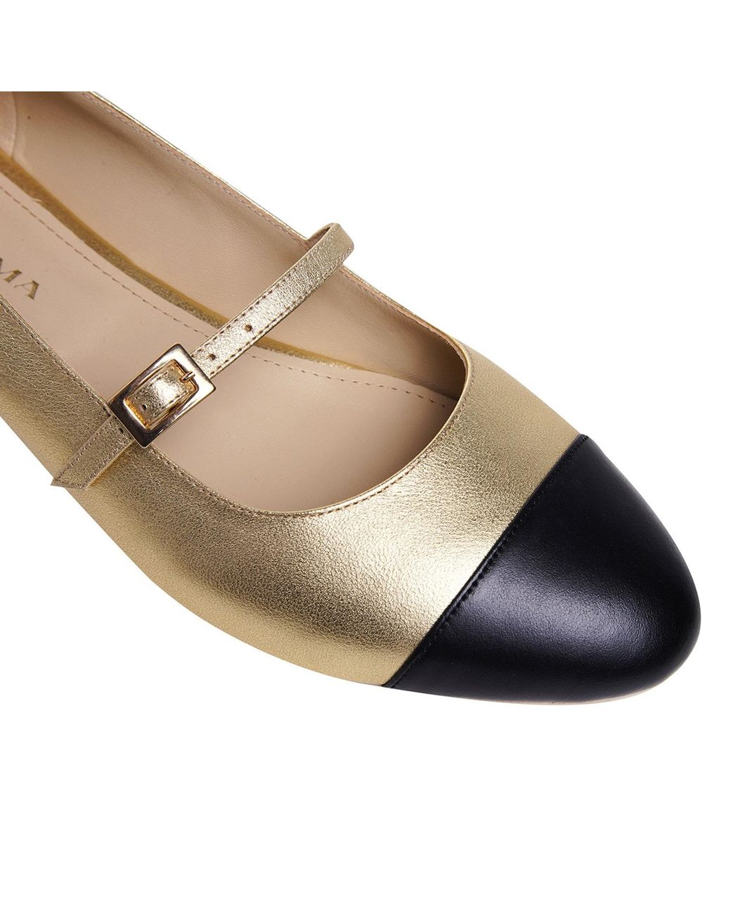 Ginissima Natural Mimi Round Toe Mary-Jane