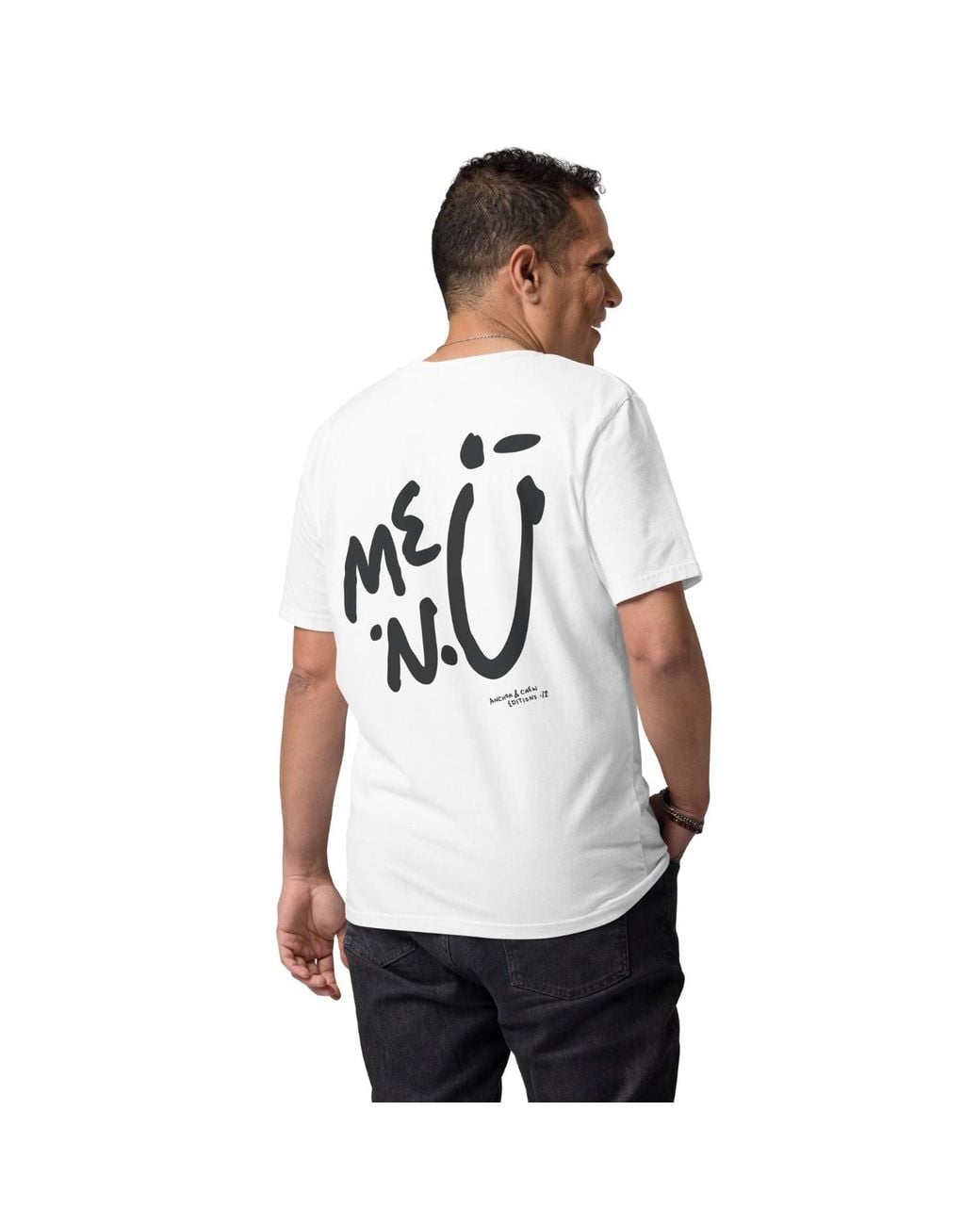 Anchor and Crew White Twelve Me.N.U Editions Organic Cotton T-Shirt for men