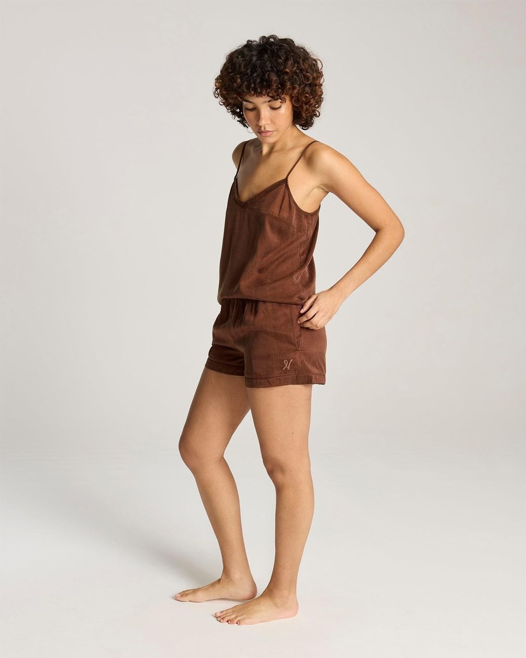 Nudea Brown Eco-Luxe Strappy Cami