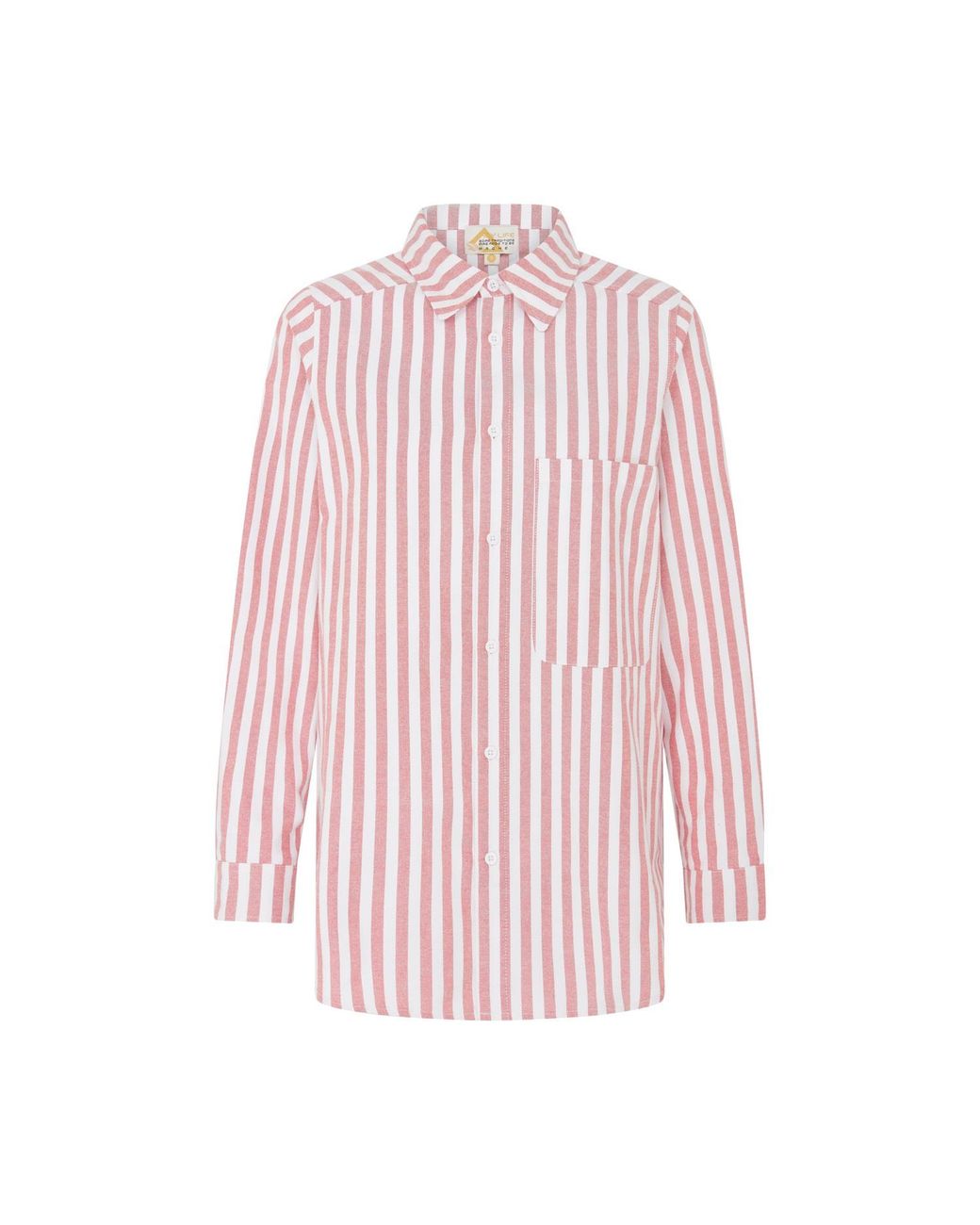 Hay Life Pink Yapp Stripe Shirt Cherry