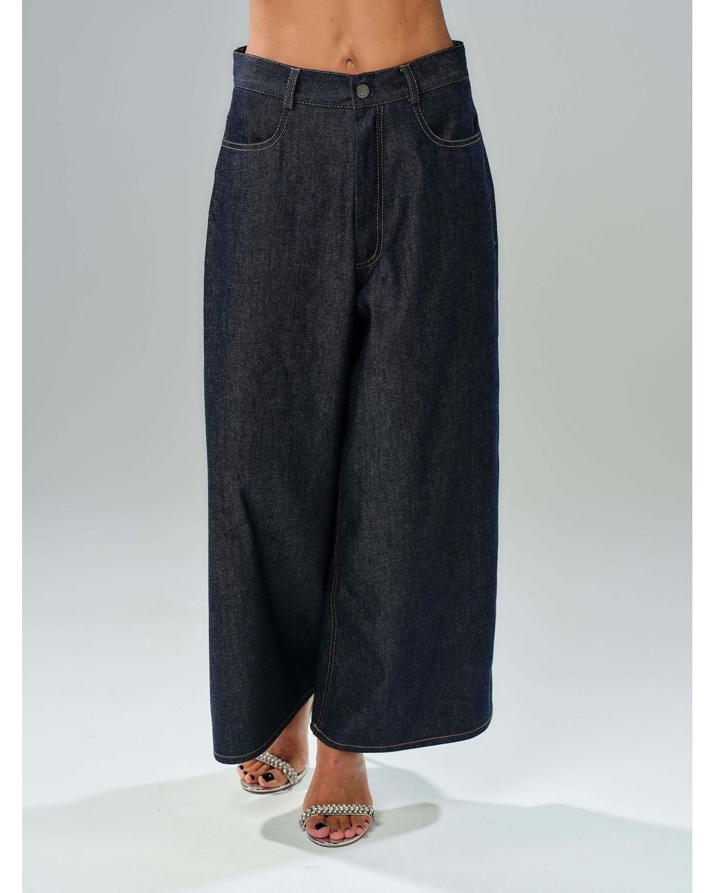 Clothes by Locker Room Blue Wide-Leg Denim Jeans