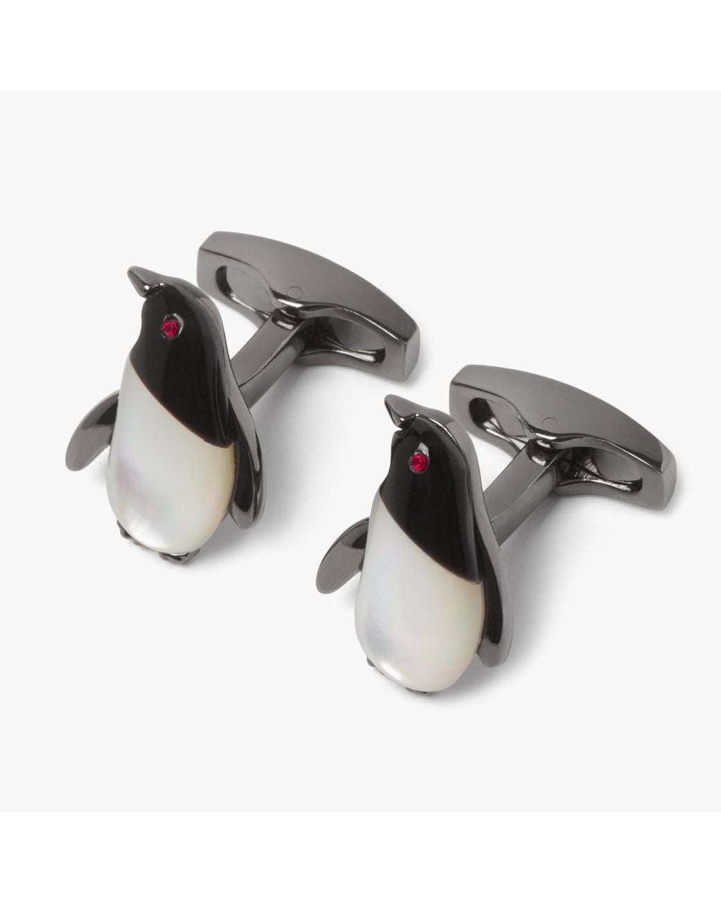 Simon Carter Metallic Darwin Penguin Cufflink for men