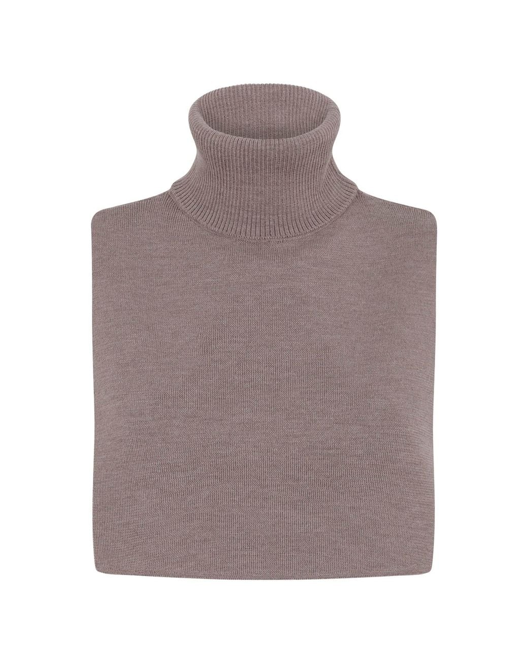 Paul James Knitwear Brown Neutrals Extra Fine Merino Allegra Neck Warmer