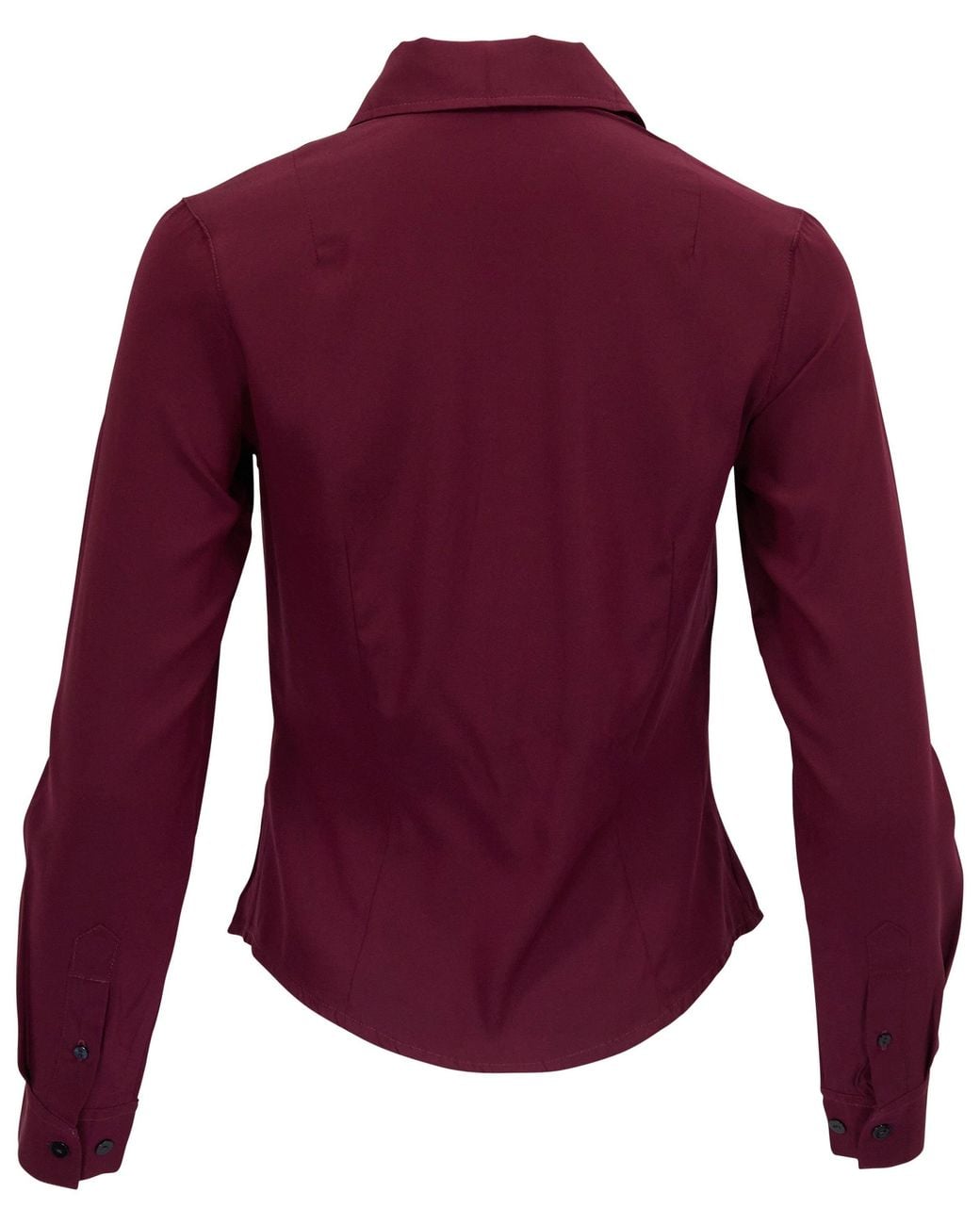 Lords of Harlech Purple Sutton Port Stretch Silk Long-Sleeve Shirt