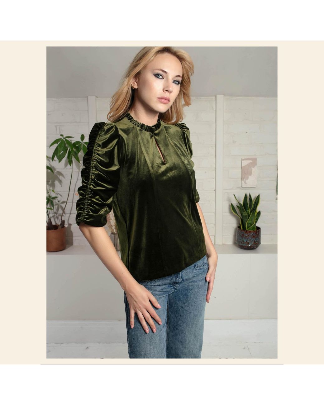 Nooki Design Green Lexy Top