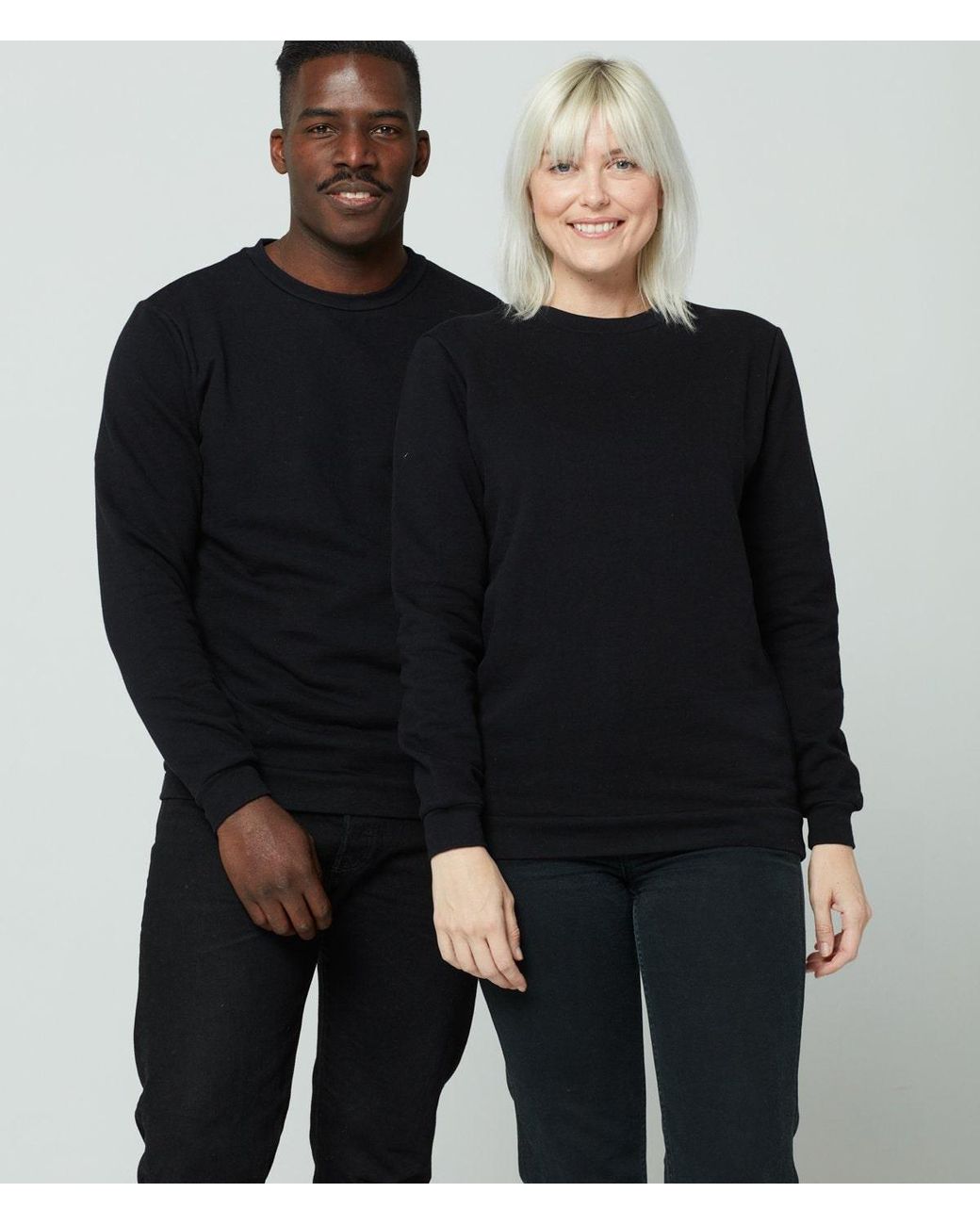 Known Supply Black 100% Organic Cotton Sweatshirt