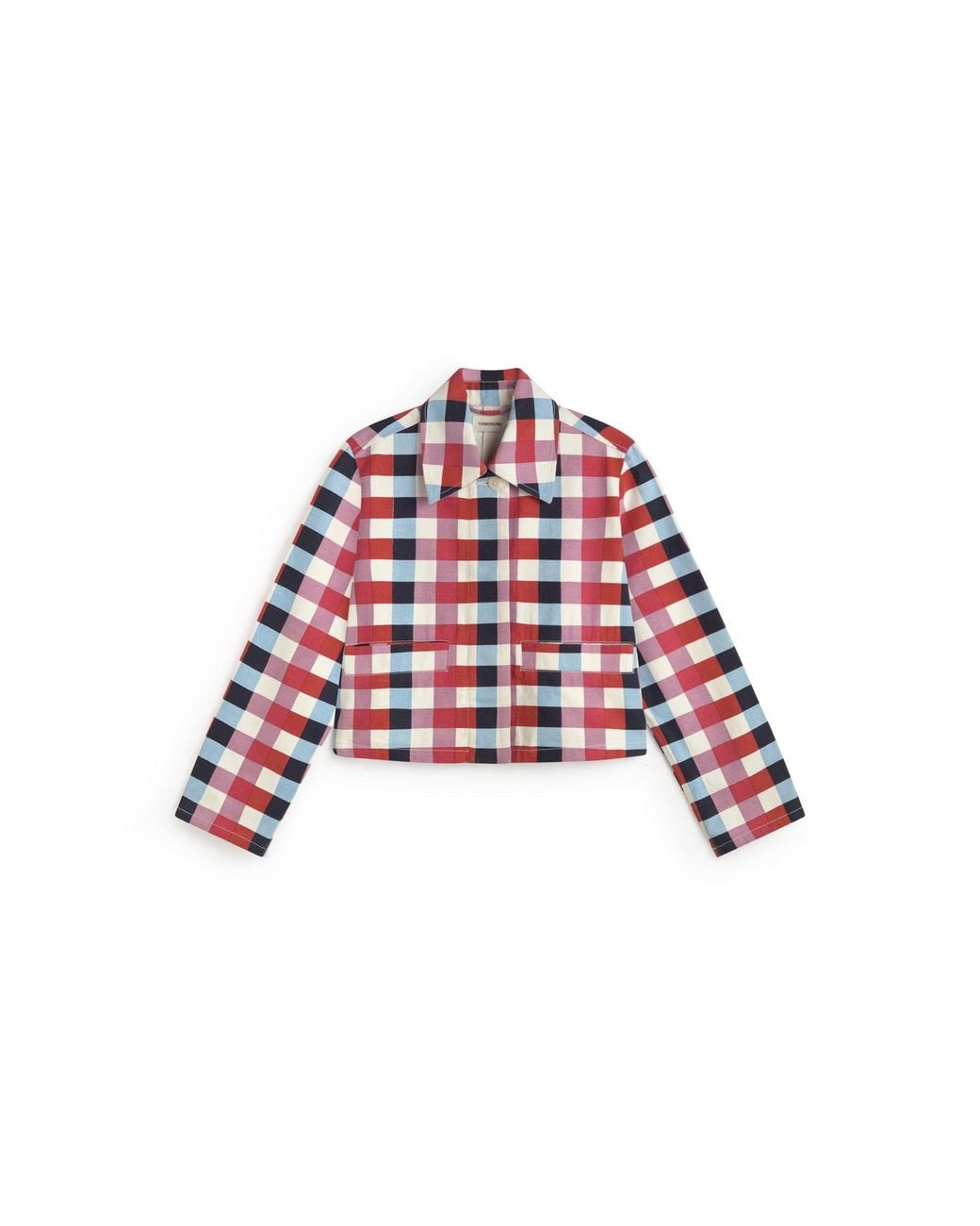 Thinking Mu Red Check Cheshire Astrid Jacket