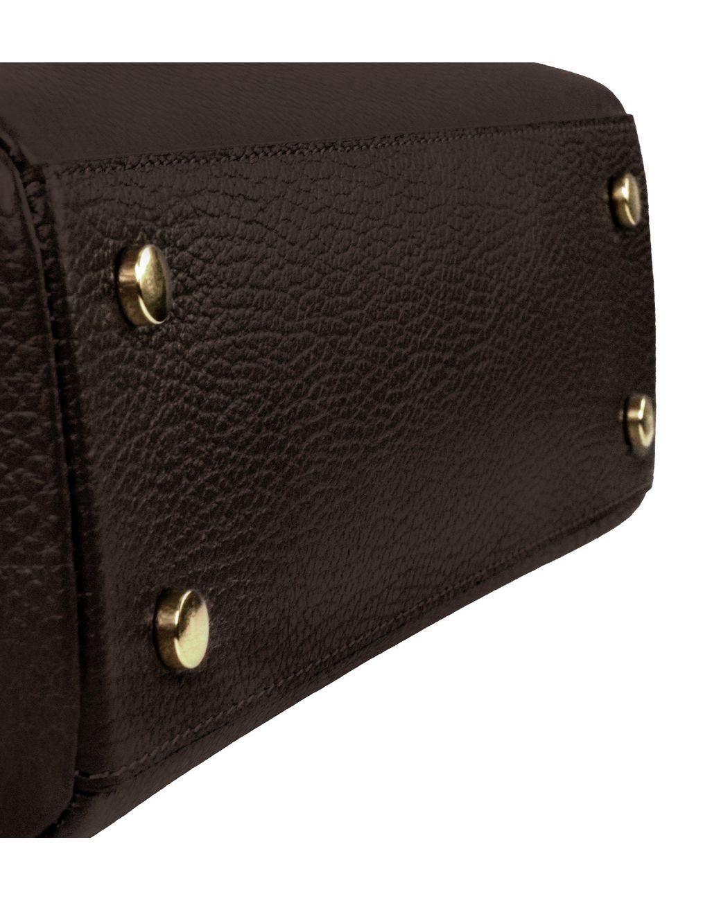 Apatchy London Black The Abi Chocolate Leather Bag
