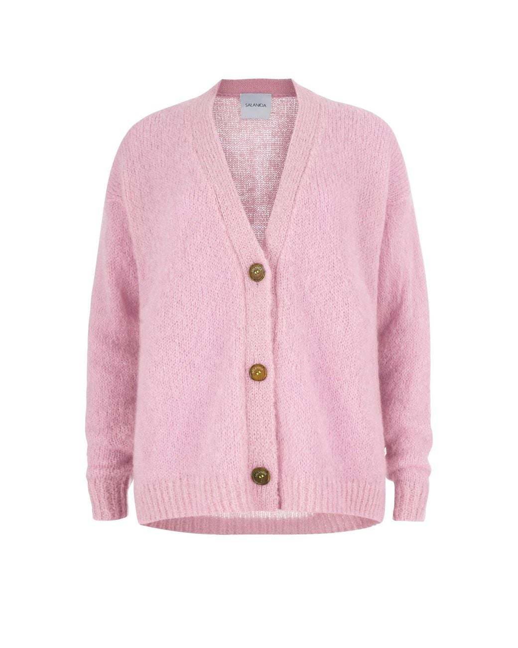 SALANIDA Pink Melody Mohair Cardigan