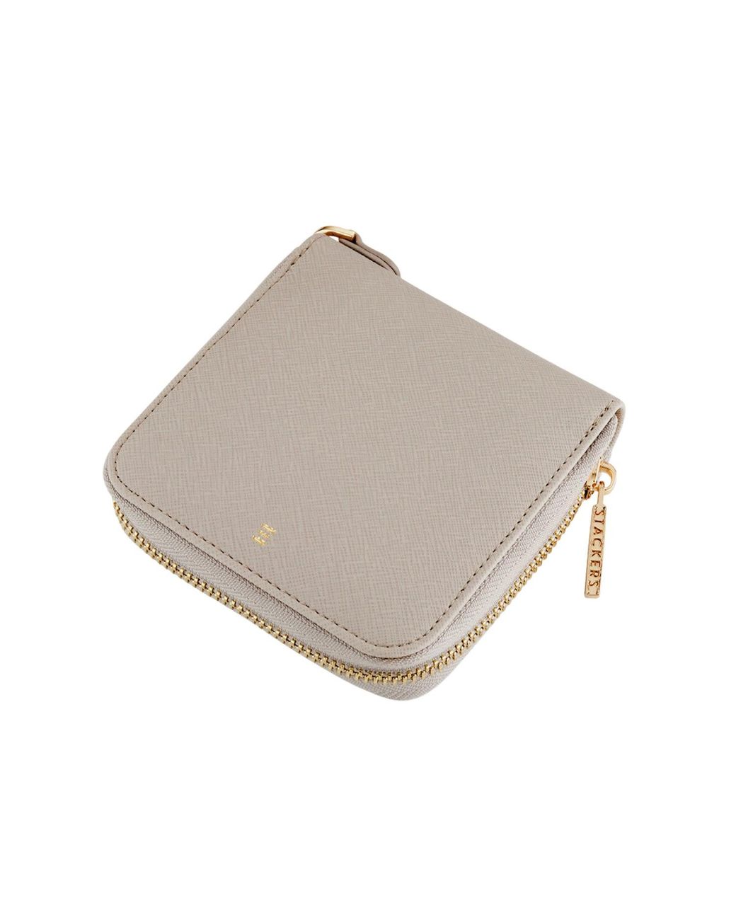 Auree Jewellery Gray Paxos Taupe Jewellery Case