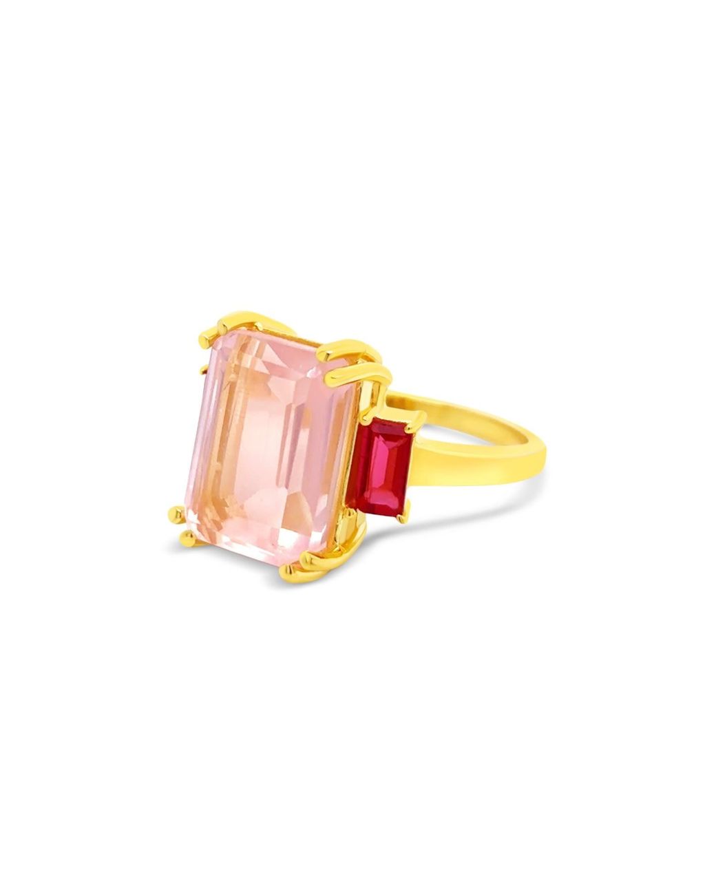 GEM BAZAAR Pink Rosings Ring
