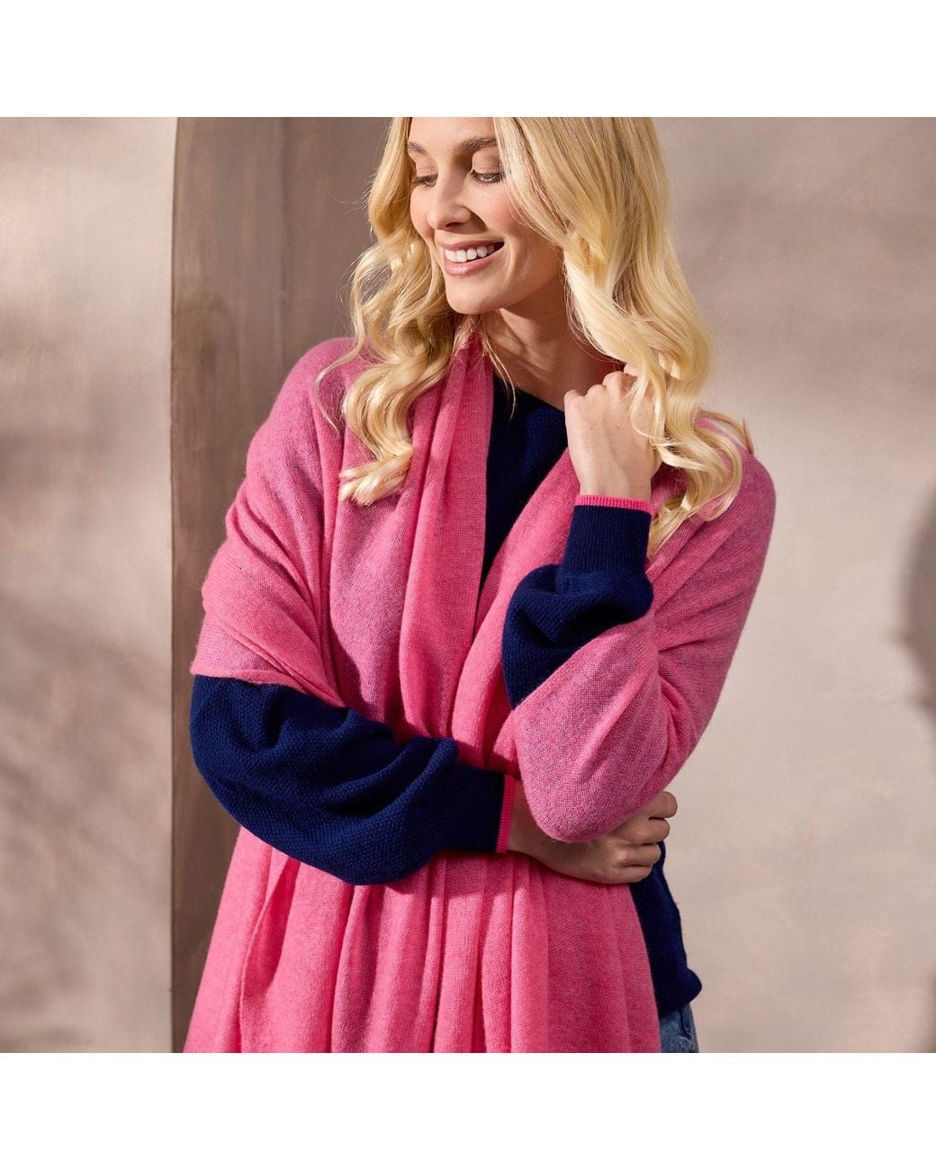 Cove Blue Matilde Textured Jumper