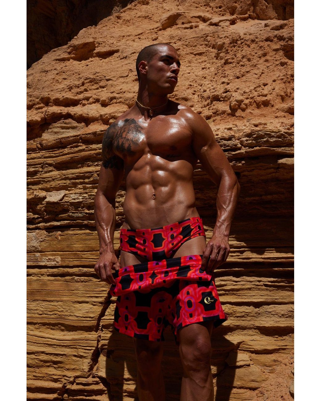 Julia Clancey Red South Bay Boardie Olympia for men