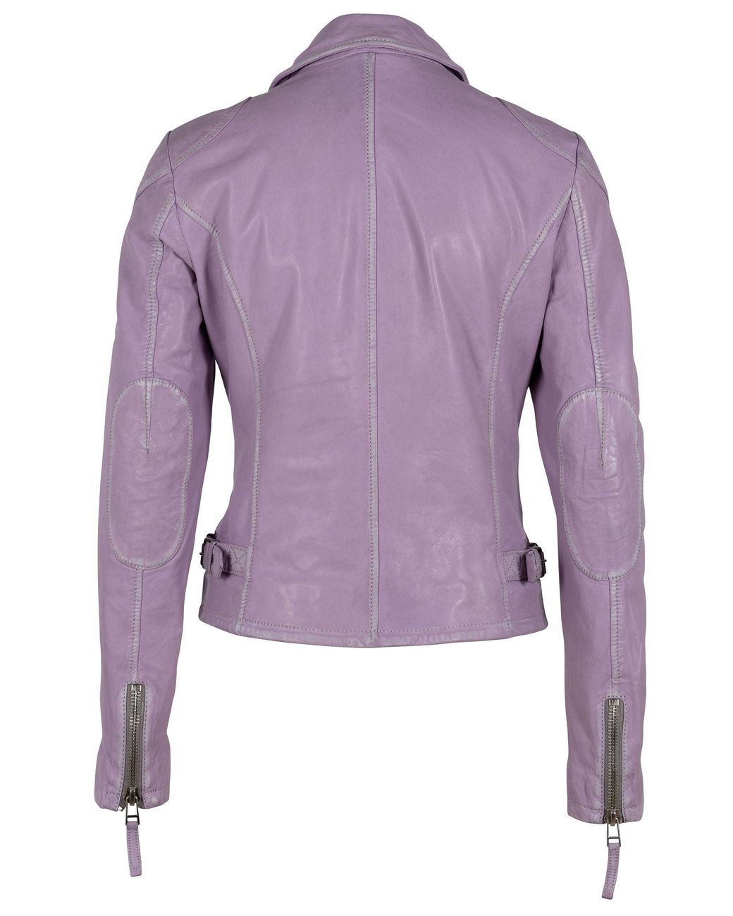 Mauritius Purple Moto Leather Jacket Sofia Digital