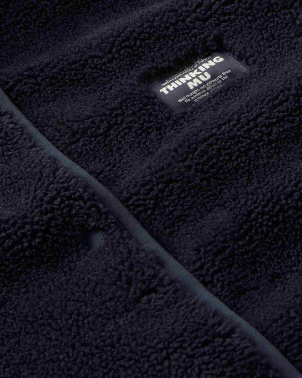Thinking Mu Blue Kourtney Shearling Jacket