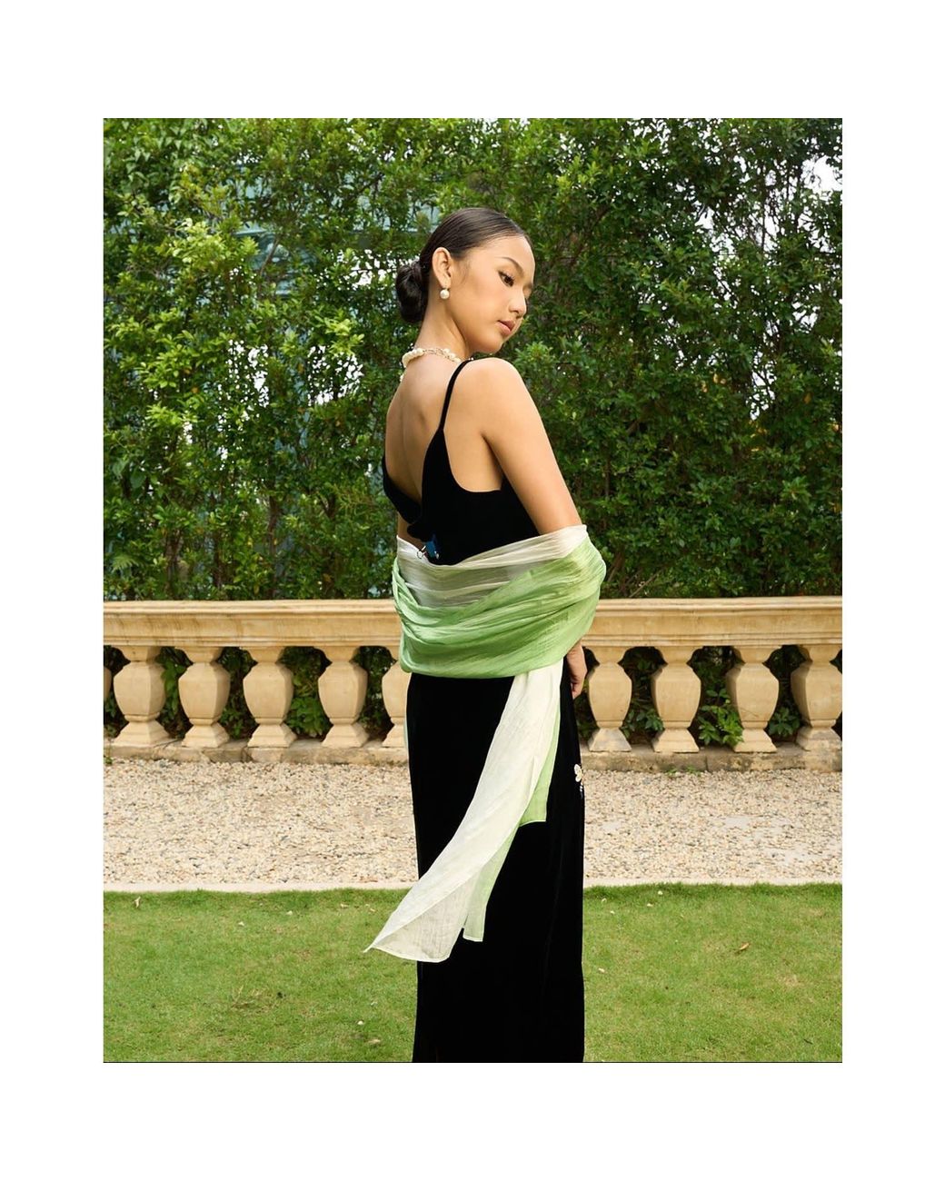 Silk and Bears Green To Ombre Mulberry Silk Scarf – Handmade & Hand-Dyed