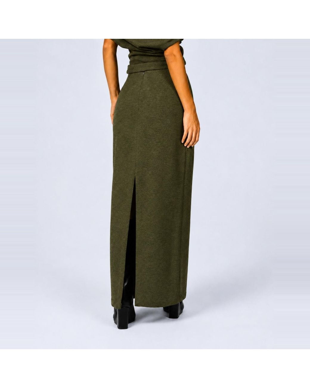 Elamins Green Maxi Skirt