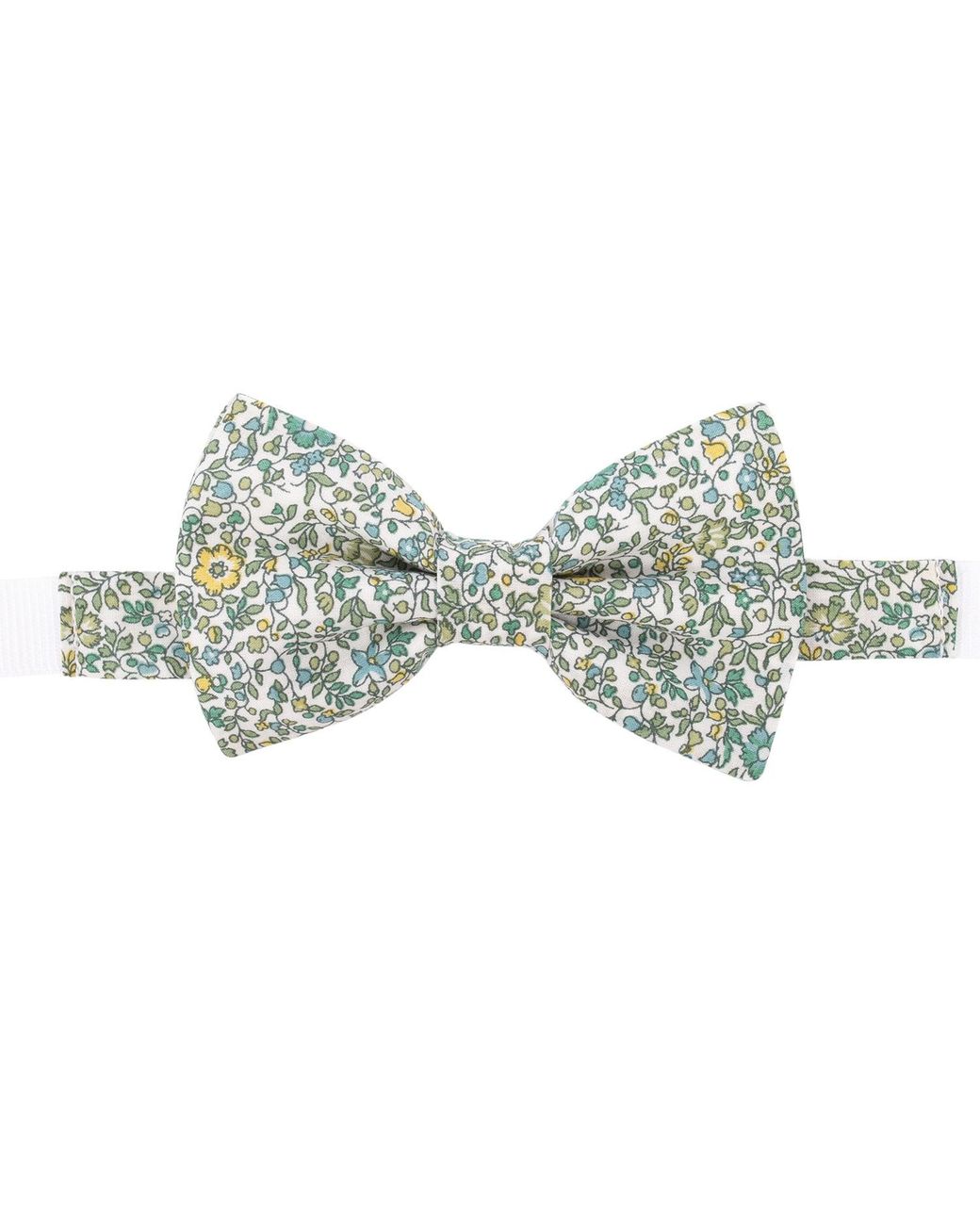 LE COLONEL Green Liberty Lime Katie & Millie Kid Bow Tie for men