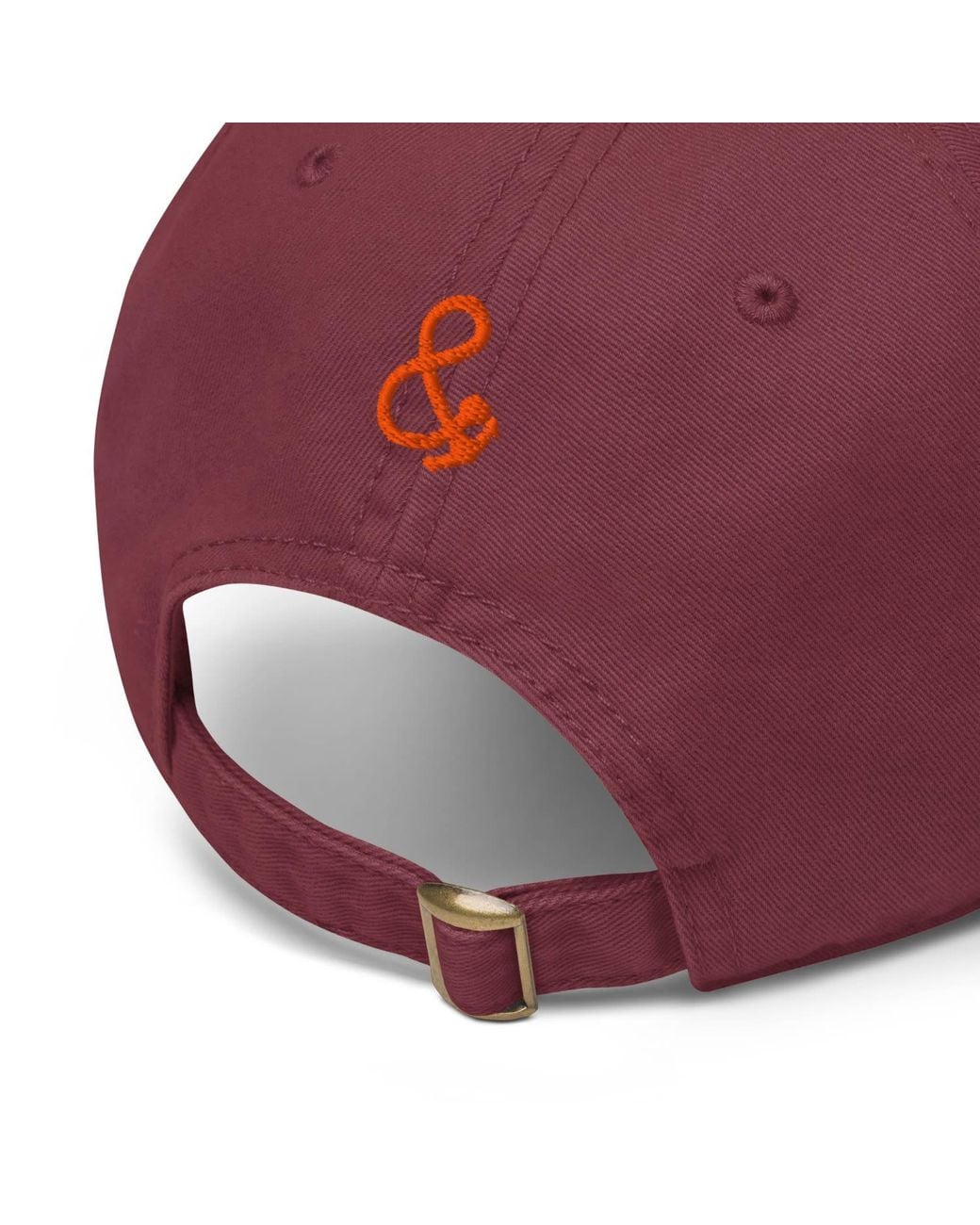 Anchor and Crew Burgundy Bagels Slogan Cotton Embroidered Cap for men
