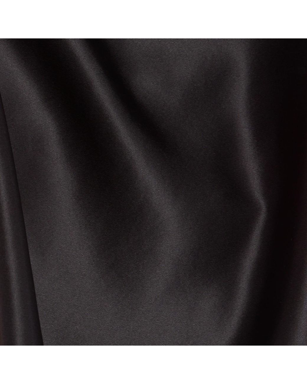 Maguy De Chadirac Black Bedtime Glamour Silk And Faux Fur Signature Pyjama