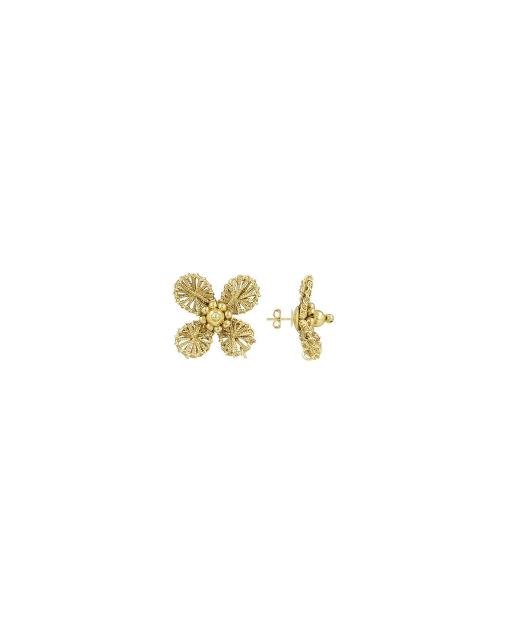 LOTT.gioielli Metallic Flower Earring S