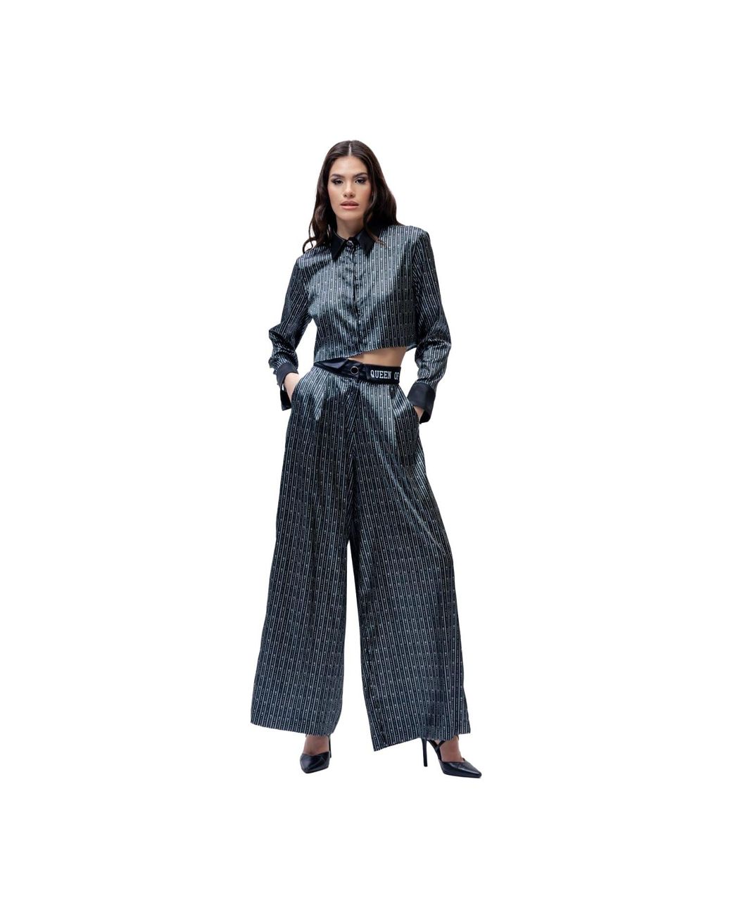 Vazaf Gray Monogram Pants