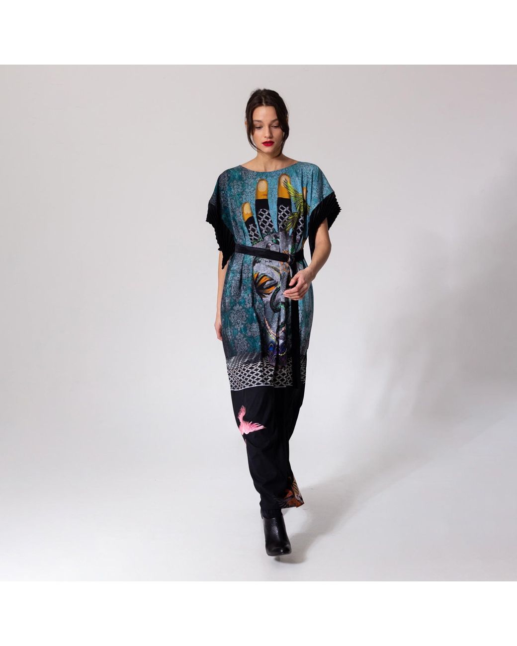 ARTISTA Blue Fortune Long Dress