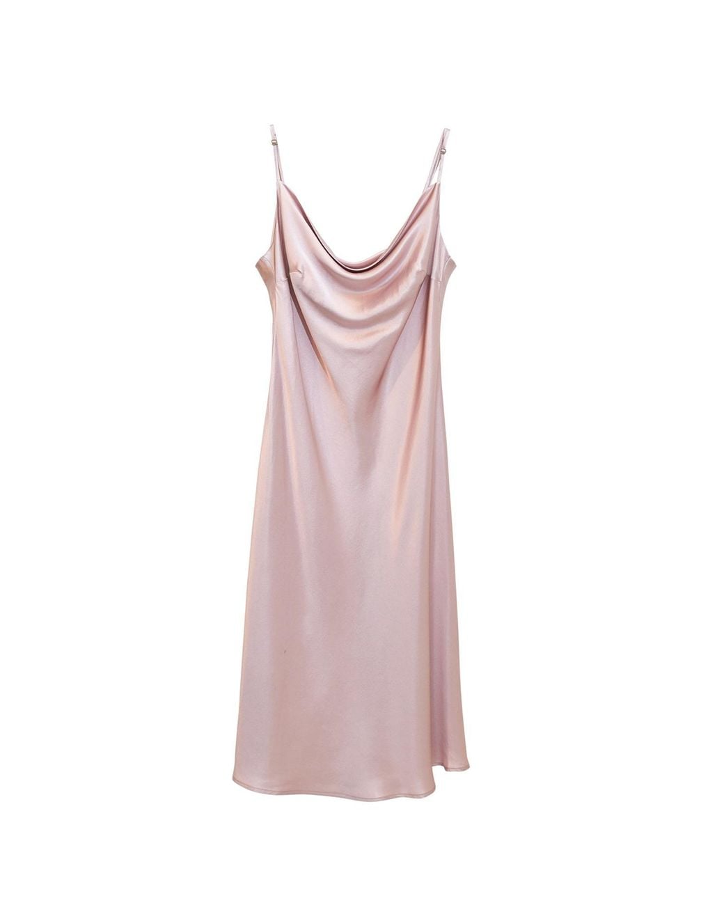 Soft Strokes Silk Purple Rebirth Of Venus Pure Silk Slip Dress