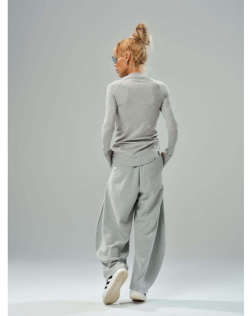 Clothes by Locker Room Gray Oversized Three-Piece Set